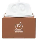 Butterdose Versteckt - wei&szlig; - FIFTYEIGHT Butterdose - Dekor wei&szlig; - 1 St&uuml;ck