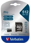 Verbatim Pro U3 512GB microSDXC Karte, 4K, wasserdicht