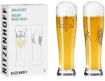 Ritzenhoff AG Ritzenhoff Weizenbierglas 2er Set Brauchzeit 017, 018, Ana Vasconcelos,