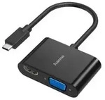 Hama USB-C auf HDMI & VGA Adapter 4K Full HD 1080p