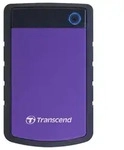 Transcend StoreJet 25H3P Festplatte 1 TB USB 3.0 extern purpur brillant