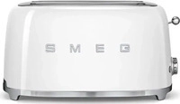 SMEG TSF02WHEU, SMEG TSF02WHEU Toaster 2-Schlitz Lang 50's Retro Style wei&szlig;