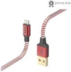Hama Stecker Lightning auf USB A 1,5 m 201554 Reflective (Rot) 00201554