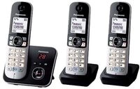 Panasonic DECT-Telefon KX-TG6823GB (Schwarz, Silber)