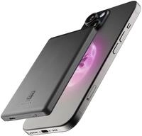 Cellular Line 5000 mAh Powerbank USB Typ-C Kabelloses Laden Mag Lite (Grau) 60631