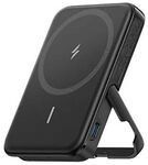 Anker 5000 mAh Powerbank USB Typ-C Kabelloses Laden 322 MagGo (Schwarz) A1618G11