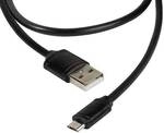 Vivanco Stecker USB A auf Micro-USB B 2 m 2836292 (Schwarz)
