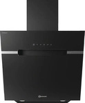 Bauknecht Abluft/Umluft Dunstabzugshaube/Esse Wand 60 cm (Schwarz) BHVS61FLTDPK