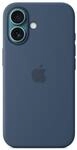 Cover f&uuml;r Apple iPhone 16 Silikon Case mit MagSafe (Blau) MYY23ZM/A