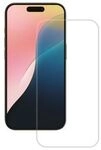 Vivanco Klare Bildschirmschutzfolie 9H f&uuml;r Apple iPhone 16, iPhone 15 Sto&szlig;fest,
