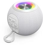 Hama 5 W Bluetooth Lautsprecher Laufzeit bis 10 h 188238 Ball Shape (Wei&szlig;) 00188238