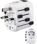 Hama World Travel Pro Reiseadapter f&uuml;r bis zu 150 L&auml;nder 00223471