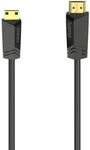 Hama 18 Gbit/s Stecker Gerade HDMI auf HDMI Type C (Mini) 1,5 m 205015 (Schwarz)