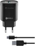 Cellular Line USB Charger Kit 18W - USB-C - Huawei, Xiaomi, Wiko, Asus and other