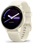Garmin Digital 42 mm Smartwatch Rund 264 h V&iacute;voactive 6 (Wei&szlig;) 010-02985-01