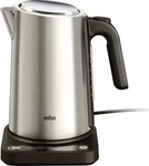 Braun 0X21010081, Braun 1,7 l Wasserkocher 2200 W WK5205 ID Collection (Schwarz,