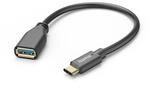 Hama 5 Gbit/s Buchse USB A auf USB C Stecker 0,15 m 125105 (Schwarz) 00125105