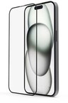 Hama Klare Bildschirmschutzfolie geh&auml;rtetes Glas 10H f&uuml;r Apple iPhone 15 Bruchfest,