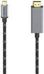 Hama Stecker Gerade HDMI auf USB Typ-C 1,5 m 200509 (Schwarz) 00200509