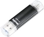 Hama USB Type-A / Micro-USB Stick 128 GB 181099 Laeta Twin (Schwarz) 00181099
