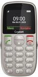 Gigaset 2G Smartphone 5,59 cm (2.2 Zoll) 0,3 MP Single SIM (Titanium silver) GL395