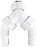 Xavax 220746 Dualer Siphonanschluss f&uuml;r Unterputz Siphon 00220746