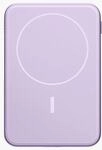 Fresh n Rebel 5000 mAh Powerbank USB Typ-C Kabelloses Laden Wireless Magnetic (Lila)