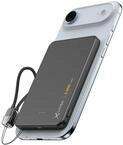XLayer 5000 mAh Powerbank USB Typ-C Kabelloses Laden MagFix Pro (Schwarz) 220998