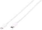 Vivanco Stecker Lightning auf USB C 1,2 m 60084 (Wei&szlig;)