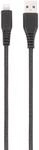 Vivanco Stecker Lightning auf USB A 0,5 m 62224 (Schwarz)