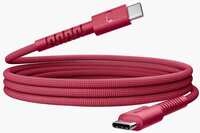 Fresh n Rebel Stecker Rundkabel USB C auf USB C bis 100 W 2 m 2CCC201BR (Rot)...