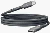 Fresh n Rebel Stecker Rundkabel USB C auf USB C bis 100 W 2 m 2CCC201SG (Grau)...