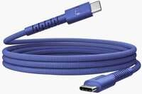 Fresh n Rebel Stecker Rundkabel USB C auf USB C bis 100 W 2 m 2CCC201TB (Blau)...