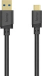 Hama 5 Gbit/s Stecker USB A auf USB C 0,25 m 202004 (Schwarz) 00202004