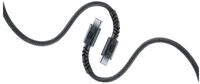 Cellular Line Stecker USB C auf USB C bis 60 W 2,5 m Flexi Braided Data Cable