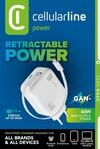 Cellular Line 65-W-GAN+-LADEGER&Auml;T MIT AUSZIEHBAREM KABEL UND USB-C-ANSCHLUSS...