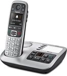Gigaset DECT-Telefon E560A Gro&szlig;tastentelefon (Schwarz/Silber)