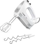 Bosch Handmixer 400 W 4 Stufen (Geb&uuml;rsteter Stahl, Wei&szlig;) MFQ24200 CleverMixx