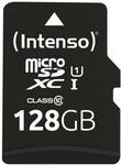 Intenso MicroSDXC Speicherkarte 128 GB Class 1 (U1) Klasse 10 3423491