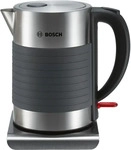 Bosch TWK7S05, Bosch 1,7 l Wasserkocher 2200 W TWK7S05 (Schwarz, Grau)