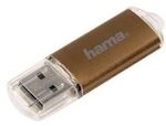 Hama USB Typ-A Stick 32 GB 091076 Laeta (Braun, Transparent) 00091076