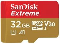 Sandisk MicroSDHC Speicherkarte 32 GB Class 3 (U3) Klasse 10 Extreme A1 173417