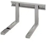 110931 Mikrowellenhalterung ausziehbar Tragkraft 30kg Silber 