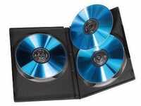 Hama DVD Triple Box, black, pack of 5 00051272