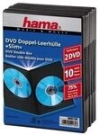 Hama DVD Slim Double-Box 10, Black 00051184