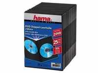 Hama DVD Slim Double-Box 25, Black 00051185