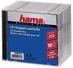Hama CD Double Jewel Case Standard, Pack 10 00044747
