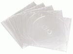 Hama CD Slim Empty Box, pack 10, transparent 00051164