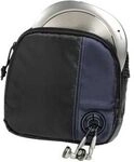 Hama CD Player Bag for Player and 3 CDs, black/blue 00033716