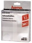 Hama CD/DVD Protective Sleeves, Pack of 50 00033809